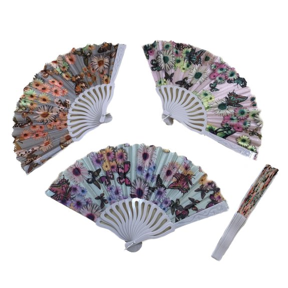 Folding Fan [Printed Butterfly]