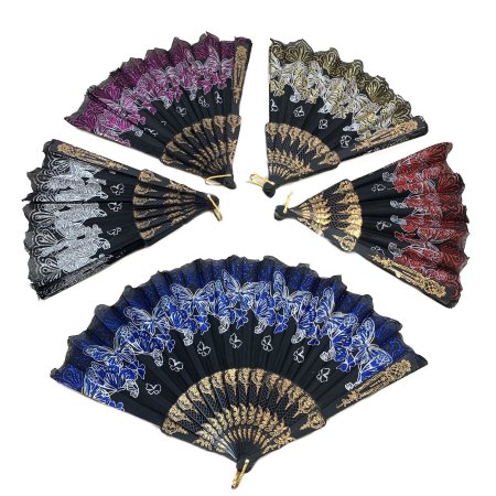 Folding FAN [Butterfly with Lace]