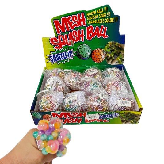 Mesh Squish Ball with Water Beads