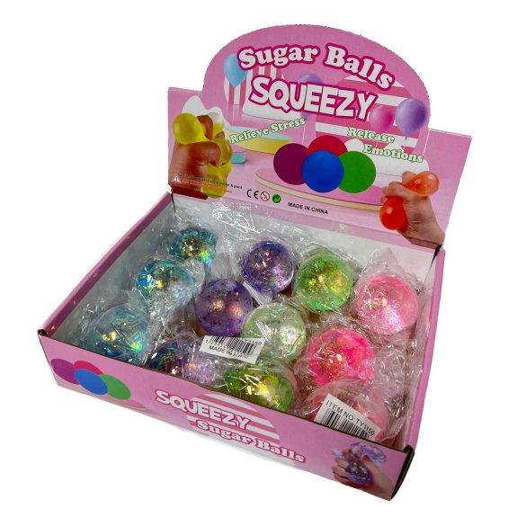 ''2'''' Squeezy Sugar Balls [Glitter]''