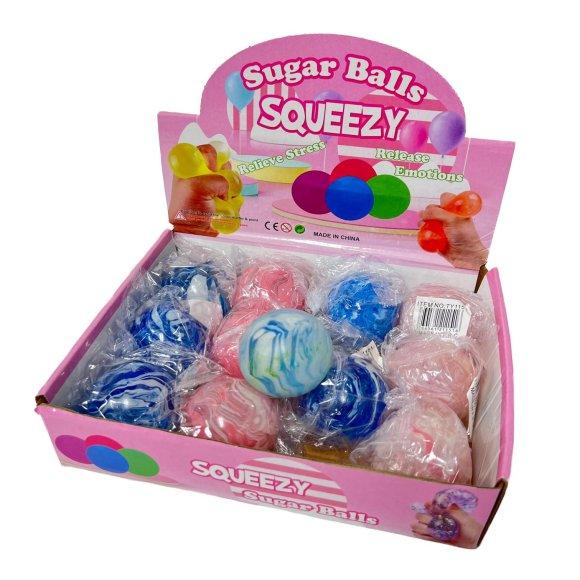 ''2.5'''' Squeezy Sugar Balls [TIE DYE]''