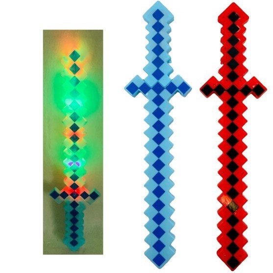 ''24'''' Light Up Pixelated Sword''