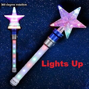 ''14.5'''' Spinning Star Wand with Lights & Sound''