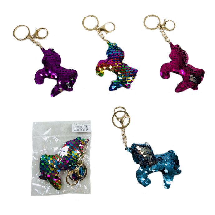 Reversible Sequin Key Chain [UNICORN]