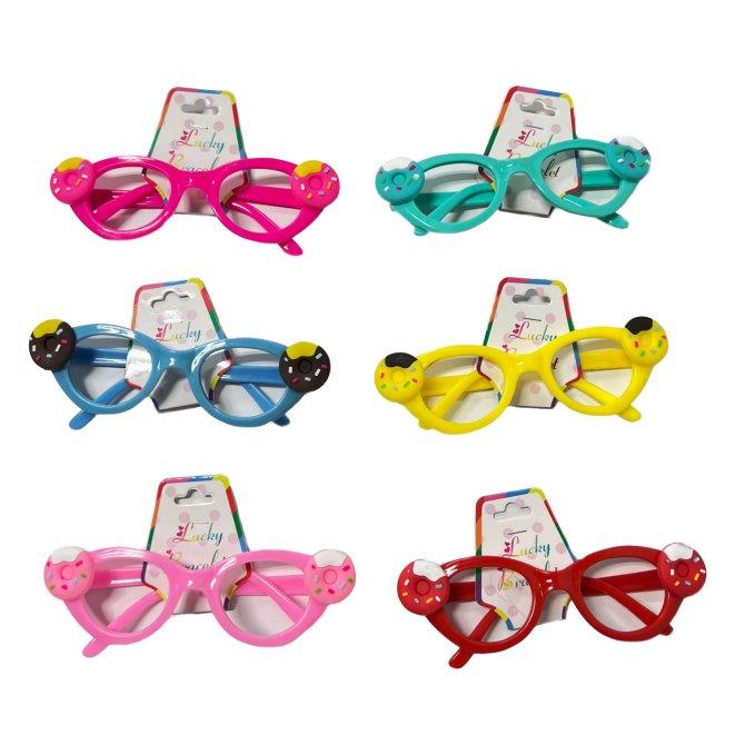 Children's Novelty Party Glasses [Donuts]