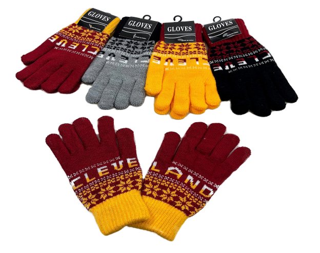 Knitted GLOVES [CLEVELAND W/G] *Large