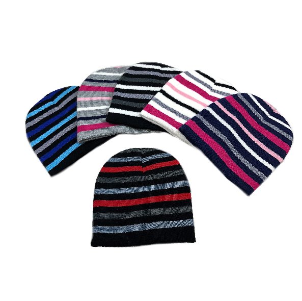 Child's Knit BEANIE [Stripes]