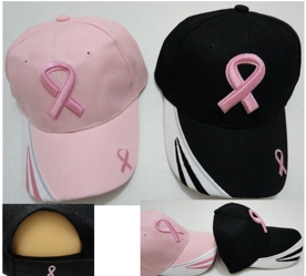Breast Cancer Awareness Ribbon Hat