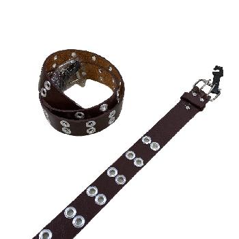 Belt--Wide Brown [Large Holes] All Sizes
