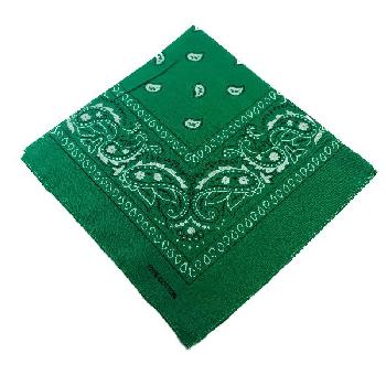 Bandana-Emerald Green Paisley