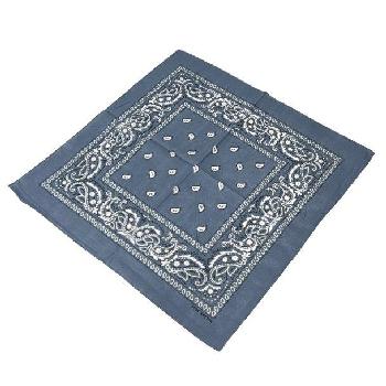 Bandana- Dark Gray Paisley