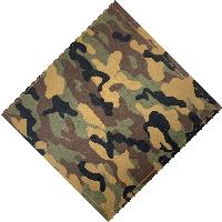 Bandana-Dk Green/Black/Tan/Brown Camo