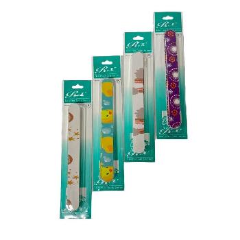 4pk 7" Printed Nail Files