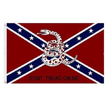 3'x5' DON'T TREAD ON ME Flag [Rebel Flag]