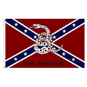 3'x5' DON'T TREAD ON ME Flag [Rebel Flag]