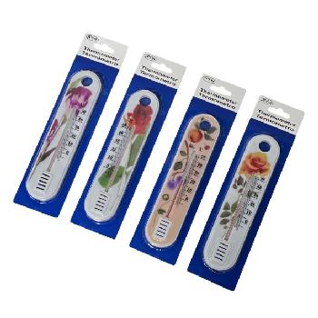 7.5" Printed Thermometer [Floral]