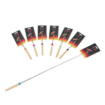 Extendable 2-Prong BBQ Fork