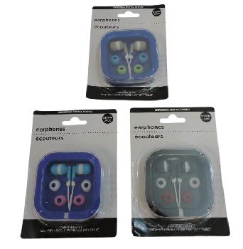 Earbuds with Replacement Tips
