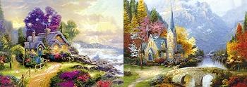 3D Picture 9786--Cottage/Church