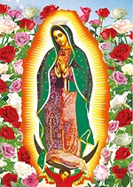 3D Picture 9790--Our Lady of Guadalupe Virgin Mary