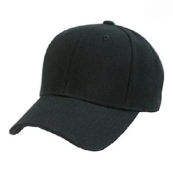 Solid Black Ball Cap - Black Only