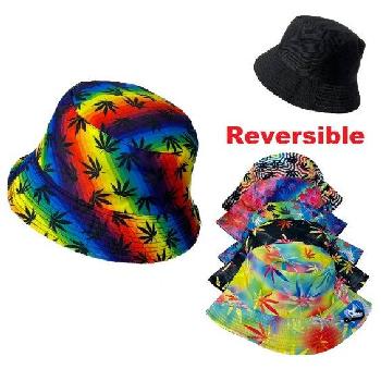 Bucket Hat [Tie-Dye Leaves]