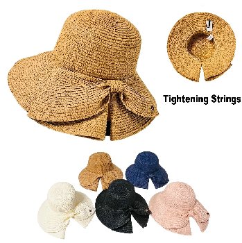Ladies Cloche Hat [Monotone with Large Bow]
