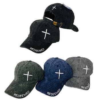 Vintage Washed Cotton Cap [Redeemed Cross]