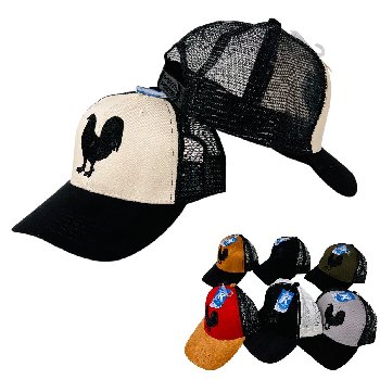 Summer Mesh Ball Cap with Suede-Like Bill [Fowl]