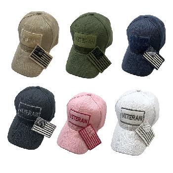 Detachable Patch Hat/Flag Solid Color [VETERAN]