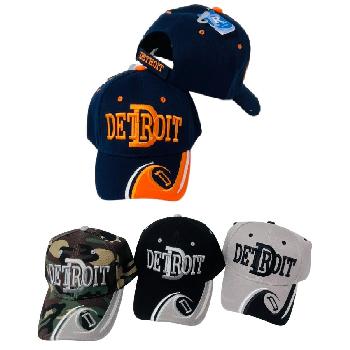 DETROIT Hat "D" [D/Wave on Bill]