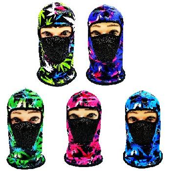 Ninja Face Mask [Marijuana with Mesh Front]