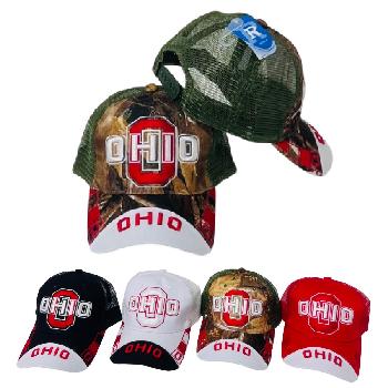Summer Mesh OHIO Ball Cap - <b>Assorted colors</b> [Colors upon availability]