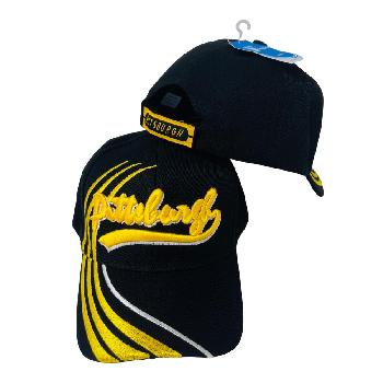 PITTSBURGH Hat [Black] Lines Only - Black Only