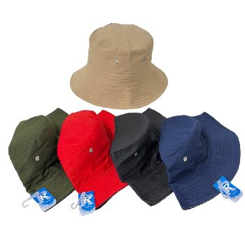 Bucket Hat [Solid] - Assorted colors