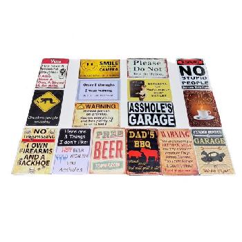 11.75"x8" Metal Sign [Assortment #1]