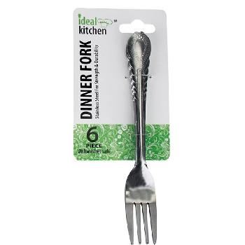 6pc Stainless Steel Dinner Forks