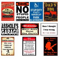 16"x12" Metal Sign [Assortment #4]