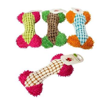 8" Plush Pet Toy [Textured Bone]