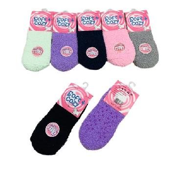 Soft & Cozy Fuzzy Footies [Non-Slip/Solid Color]