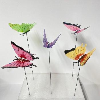 Yard Stake [Butterfly with Springing Wings]