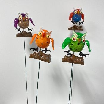 Yard Stake [Owl with Springing Wings and Feet]