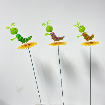 Yard Stake [Caterpillar with Springing Head & Arms]