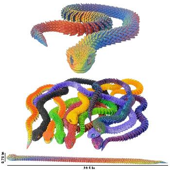 3D Printed Model [20.5" Snake]