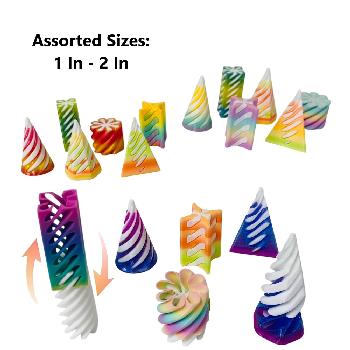 3D Printed Model [Impossible Spirals]-6pc Per Box Set