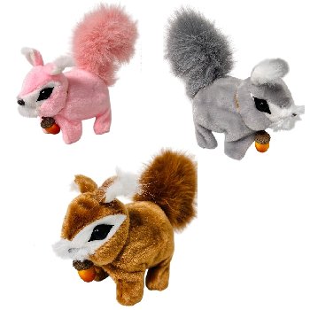 Sound and Motion Walking Squirrel