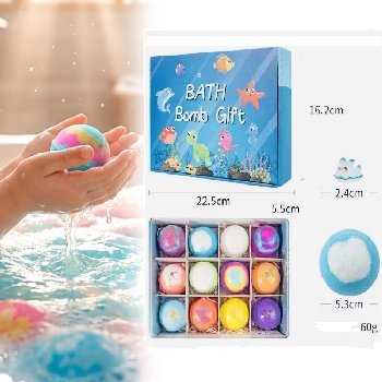 2" Bath Bomb [Pastel Two Tone]