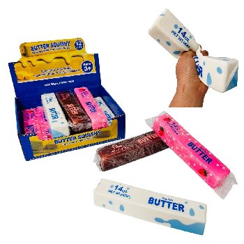 Large Slow Rising Squishy Butter 9"X2" [Neapolitan Butter]