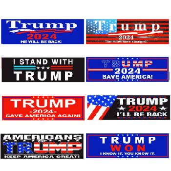 3"X10" Trump 2024 Bumper Stickers