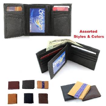 Genuine Top Grain Leather Wallet Assortment